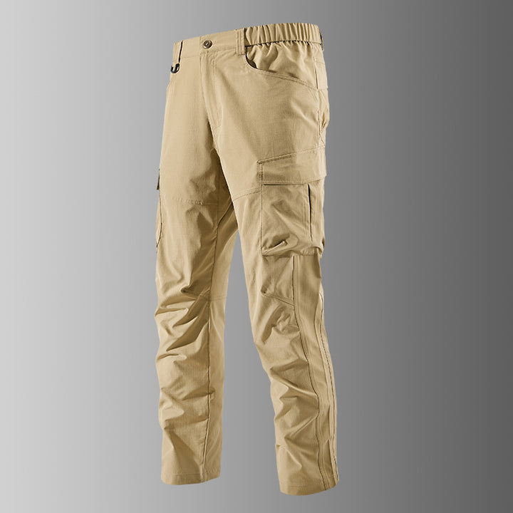 Herren Outdoor-Cargohose mit elastischem Bund, vorgeformten Knien und Multifunktions-Taschen Echo Archiv