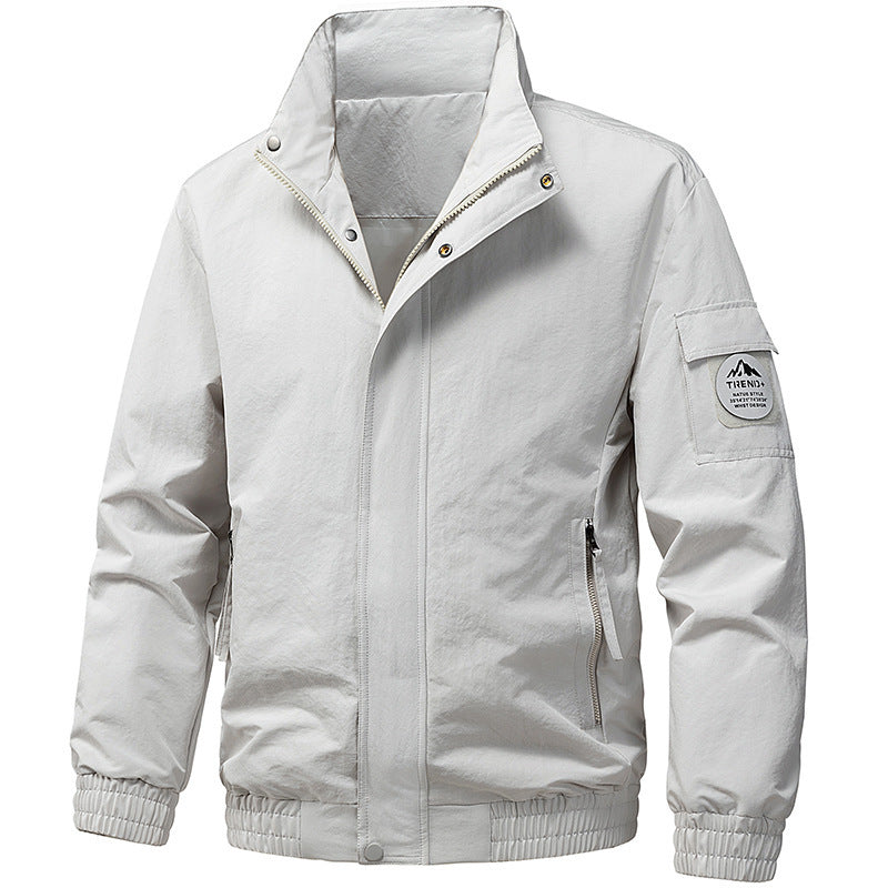 Herren technische Kapuzen-Softshelljacke mit verstellbarer Kapuze und Utility-Taschen Echo Archiv