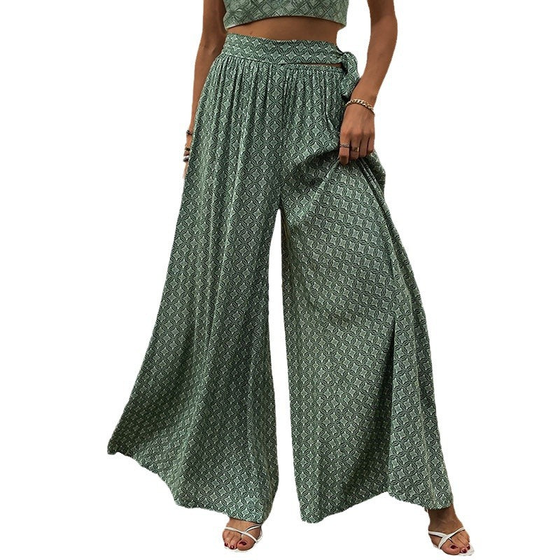 Damen Weite Palazzo Hose Echo Archiv