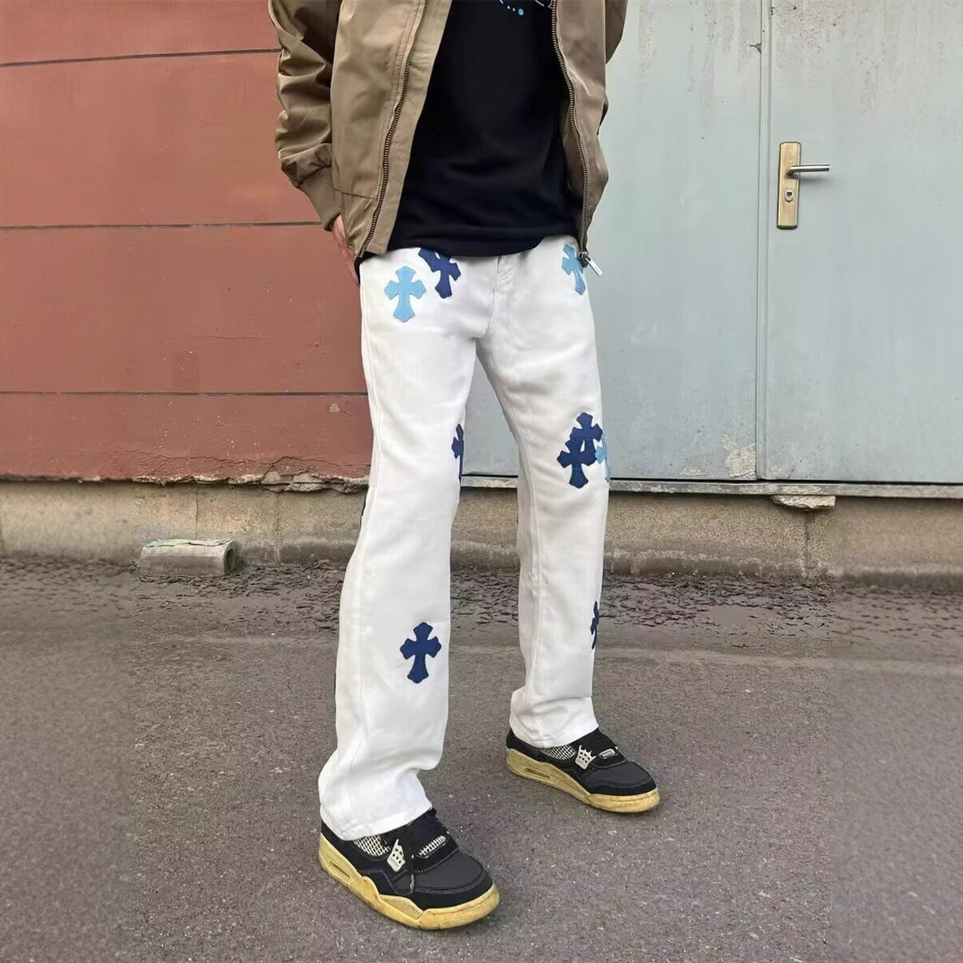 Herren Weitgeschnittene Custom Denim-Jeans Echo Archiv
