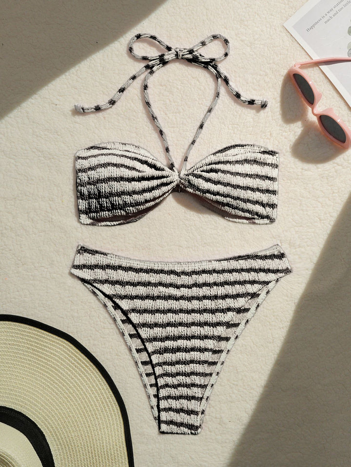 Damen Bikini-Set mit strukturierter Oberfläche Echo Archiv
