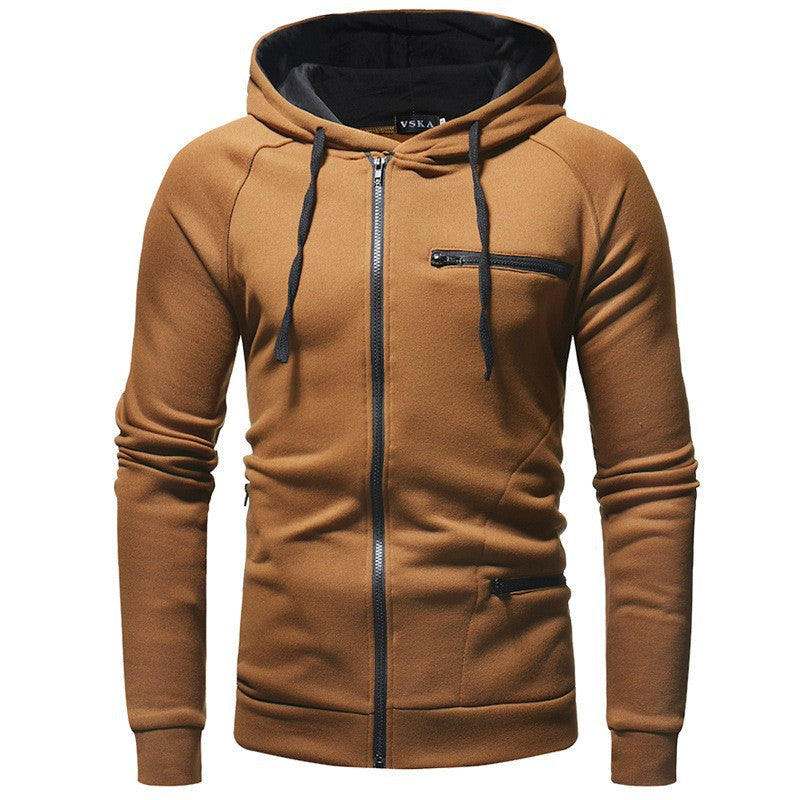 Herren Hoodie mit funktionalen Reißverschlusstaschen Echoarchiv