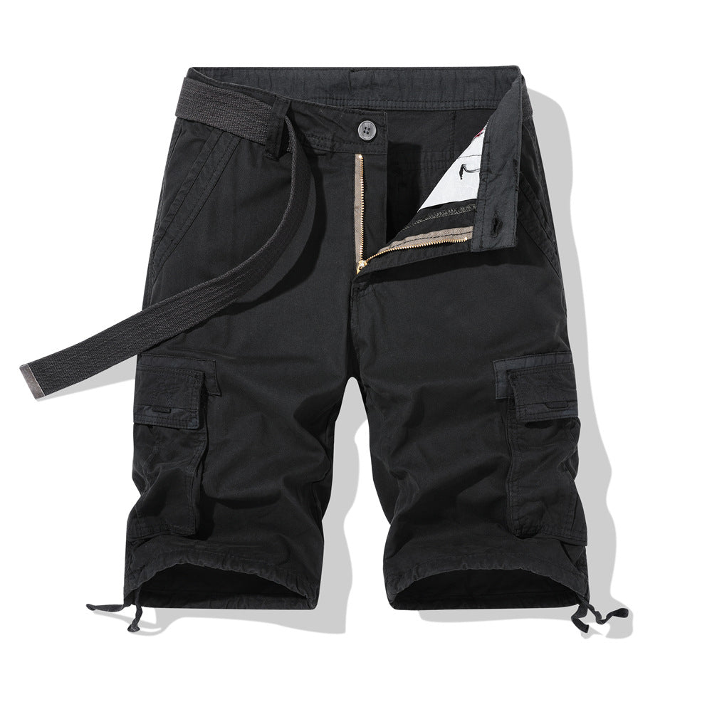 Herren Cargo-Shorts mit multifunktionalen Taschen und verstellbarem Bund Echoarchiv