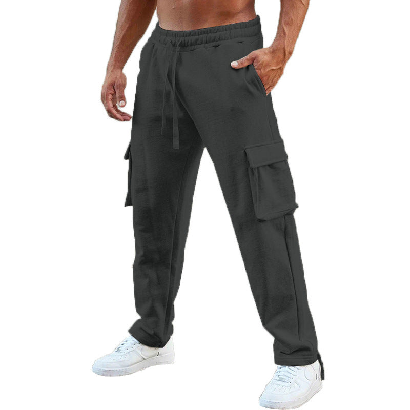 Herren lässige Cargo-Jogginghose mit elastischem Bund und praktischen Seitentaschen Echoarchiv