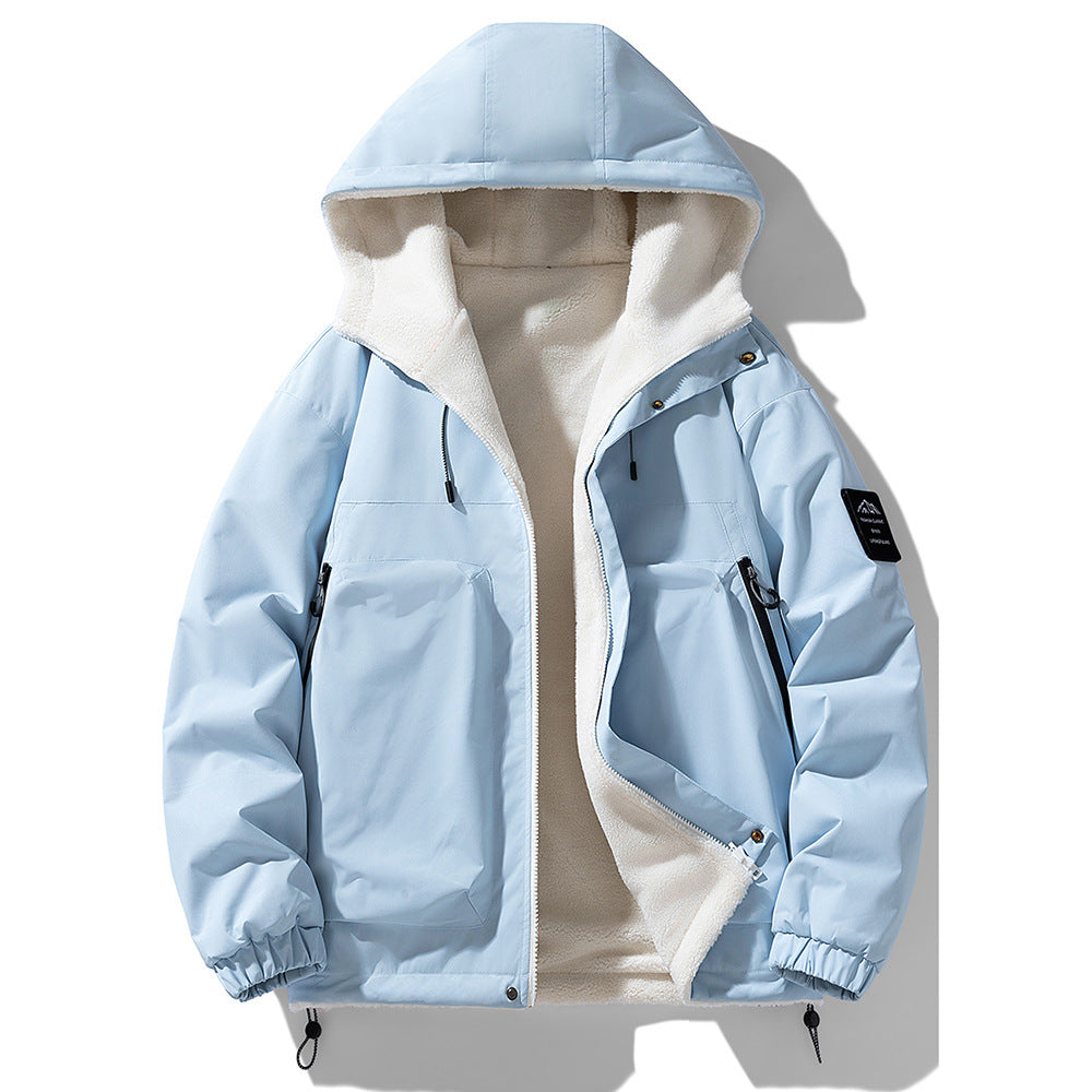 Herren Übergangsjacke mit kuscheligem Fleece-Innenfutter und wasserabweisendem Material Echoarchiv