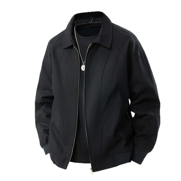Herren Moderner Blouson mit Hemdkragen, Zwei‑Wege‑Reißverschluss und dezenter Teilungsnaht Echo Archiv