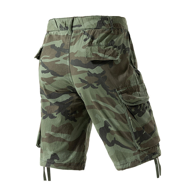 Herren Cargoshorts im lässigen Camouflage-Design mit multifunktionalen Taschen Echoarchiv