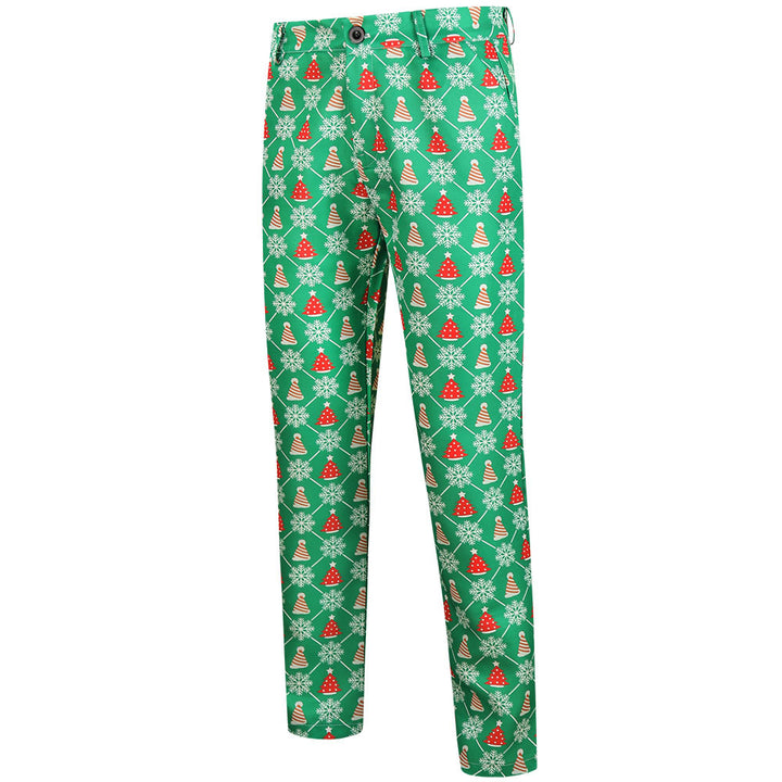 Herren festliches Anzugset mit kreativem Weihnachtsdesign Echoarchiv