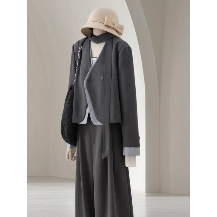 Damen Elegantes und modisches Zweiteiliges Anzugset Echoarchiv