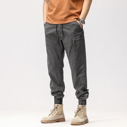 Herren Cargo-Hose mit elastischem Bund und vielseitigen Taschen Echoarchiv