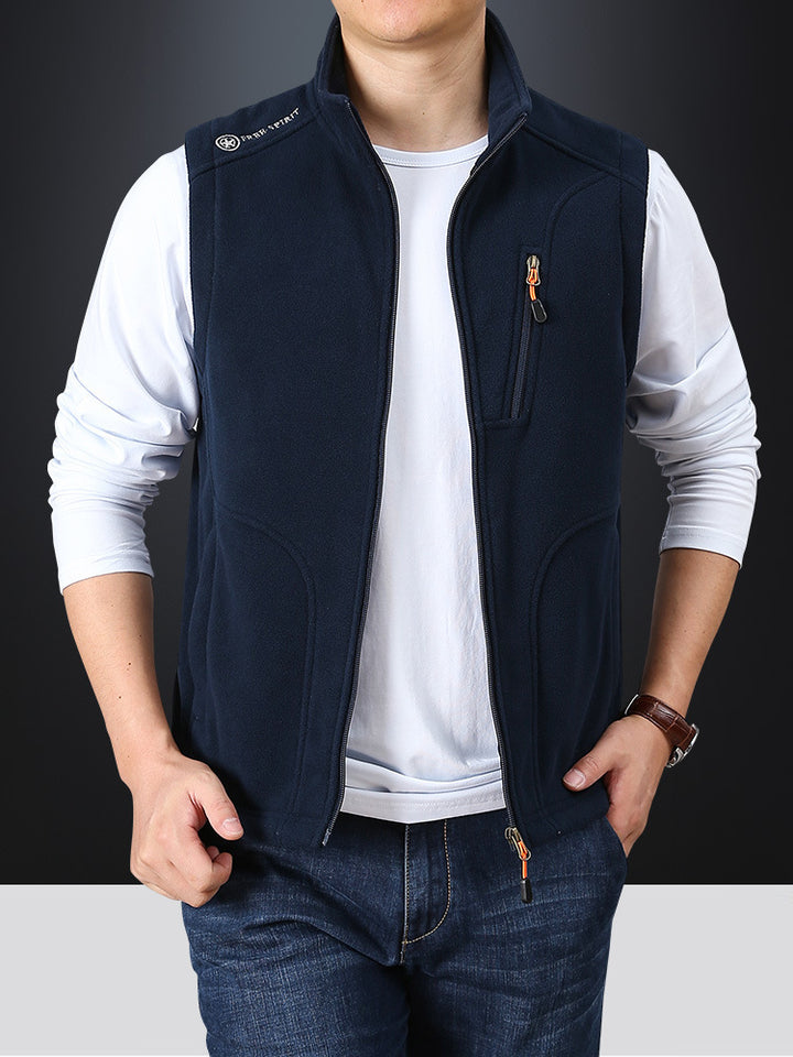 Herren Weiche Fleece-Weste Echo Archiv