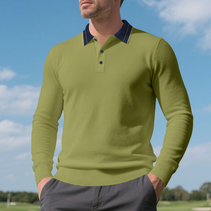 Herren Langarm Poloshirt Echoarchiv