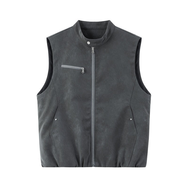 Herren Stylische Lederweste Echo Archiv