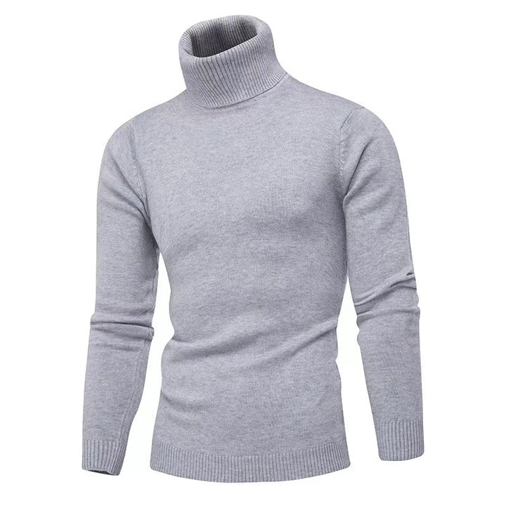 Herren Strickpullover mit hohem Kragen Echoarchiv