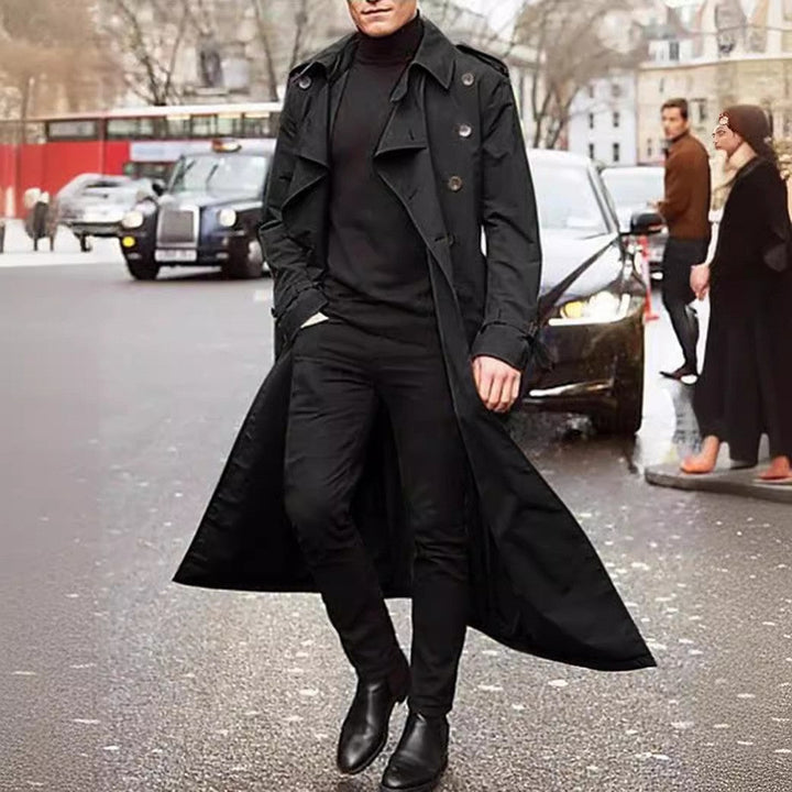 Herren Langer Trenchcoat Echoarchiv