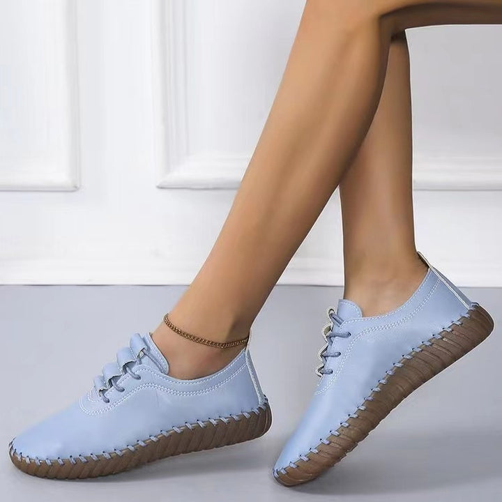 Damen Leichte Sneaker mit handgenähter Ziernaht und flexibler Profilsohle Echo Archiv