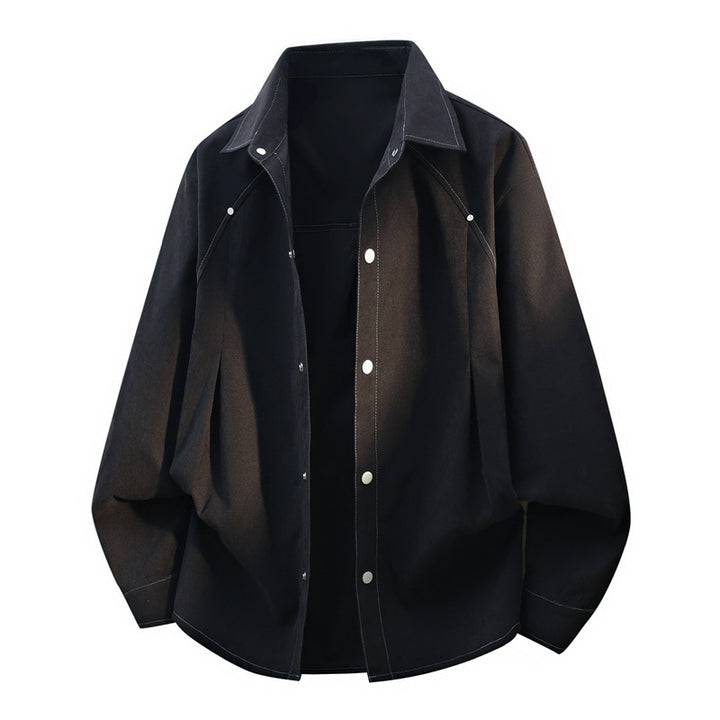 Herren Lässige Overshirtjacke Echo Archiv