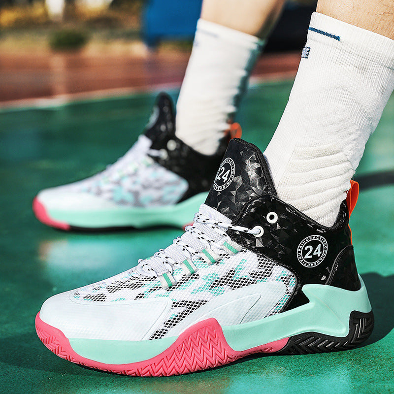 Herren High-Top Basketball-Sneaker mit verstärkter Zehenkappe, stabiler Fersenstütze und multidirektionaler Traktionssohle Echo Archiv