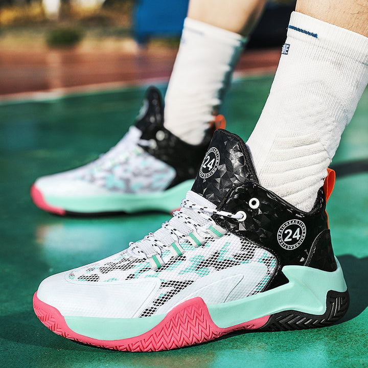Herren High-Top Basketball-Sneaker mit verstärkter Zehenkappe, stabiler Fersenstütze und multidirektionaler Traktionssohle Echo Archiv