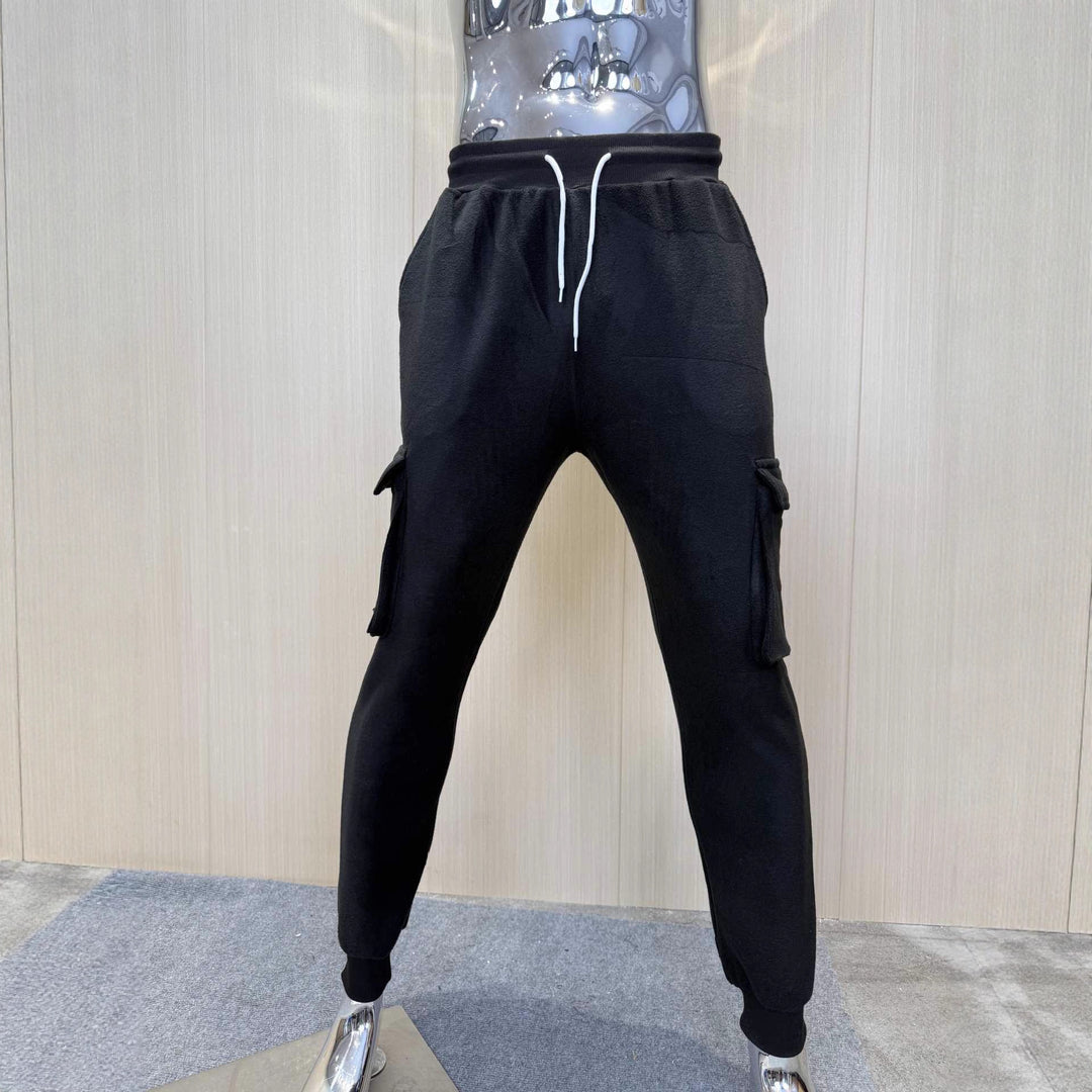Herren Kompressions-Jogginghose mit seitlichen Taschen und elastischem Bund Echoarchiv