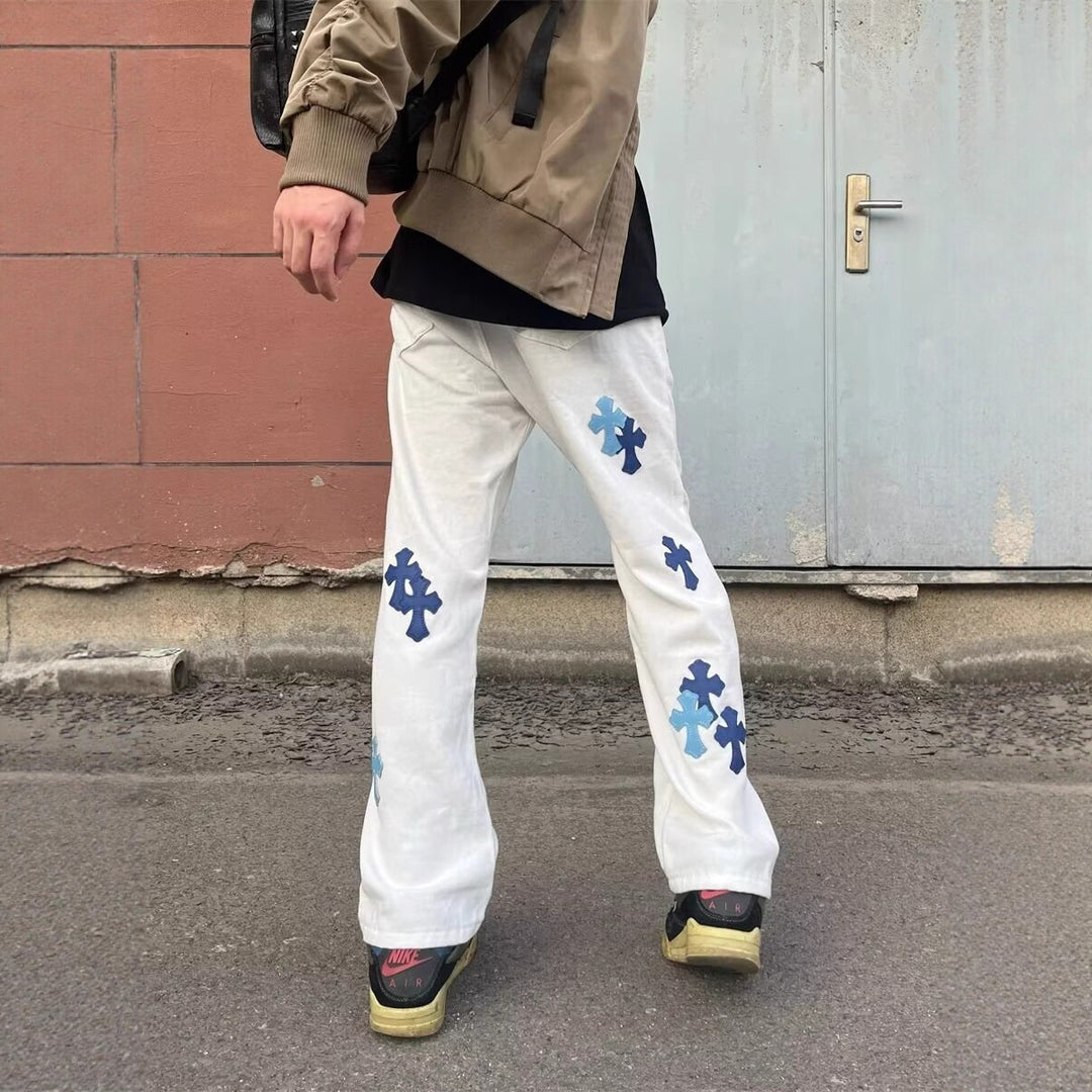 Herren Weitgeschnittene Custom Denim-Jeans Echo Archiv