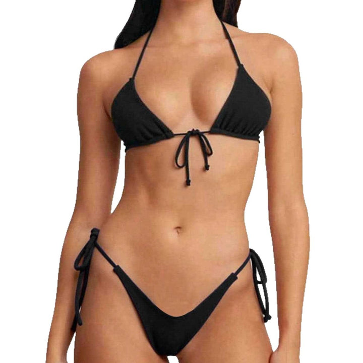 Damen Triangel-Bikini mit verstellbaren Bindebändern Echo Archiv