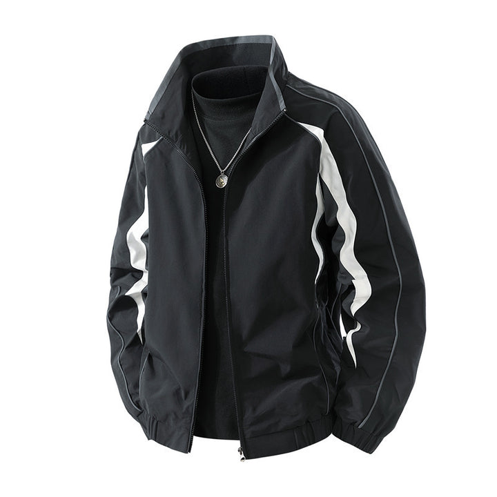 Herren Leichte Sportjacke mit Stehkragen Echo Archiv