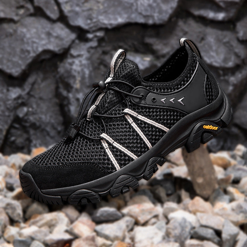 Herren atmungsaktive Trekking‑Trail‑Sneaker mit Quick‑Lace und griffiger Offroad‑Sohle Echo Archiv