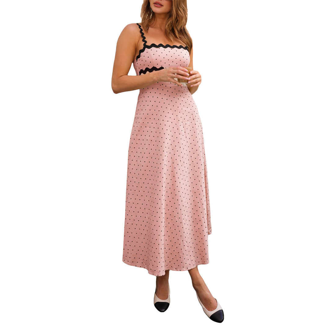 Damen Maxikleid mit Spitze und verspieltem Polka-Dot-Muster Echo Archiv