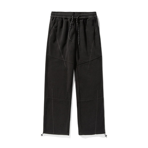 Unisex Weite Fleecehose mit elastischem Bund, Tunnelzug und verstellbarem Beinabschluss Echo Archiv
