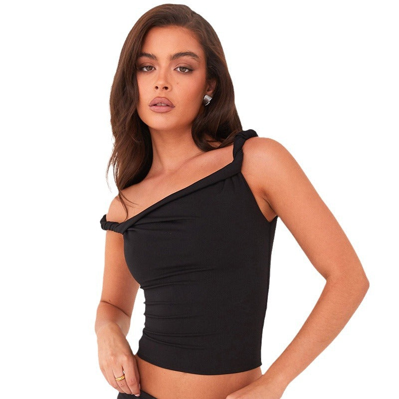 Damen Off-Shoulder Oberteil mit dekorativen Rüschendetails Echo Archiv