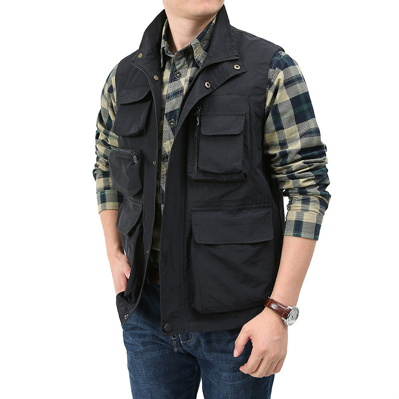 Herren Vielseitige Outdoor-Weste mit praktischen Taschen Echo Archiv