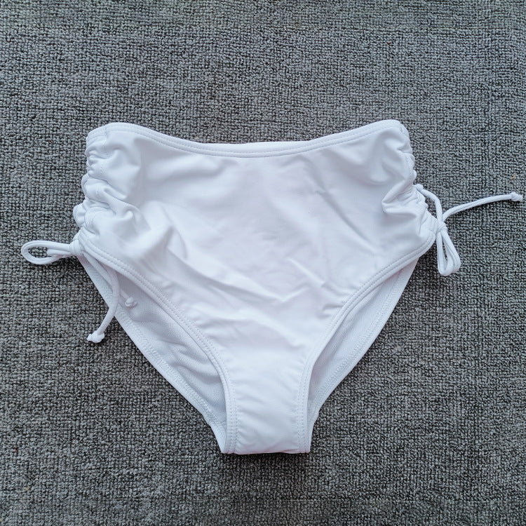 Damen Hochgeschnittene Bikinihose mit Raffung Echo Archiv