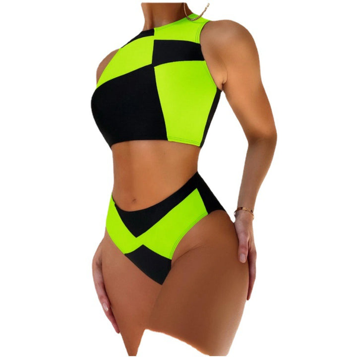 Damen Bikini-Set mit modernem Schnitt und geometrischem Design Echo Archiv