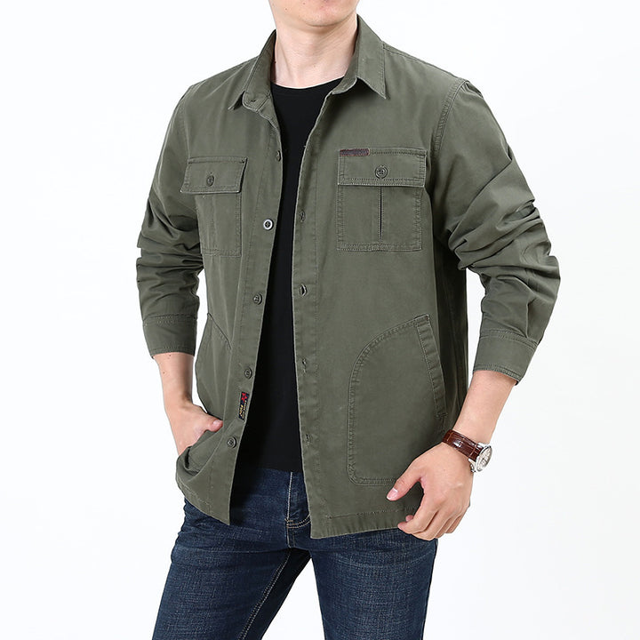 Herren Utility-Jacke mit praktischen Taschen und funktionalem Design Echoarchiv