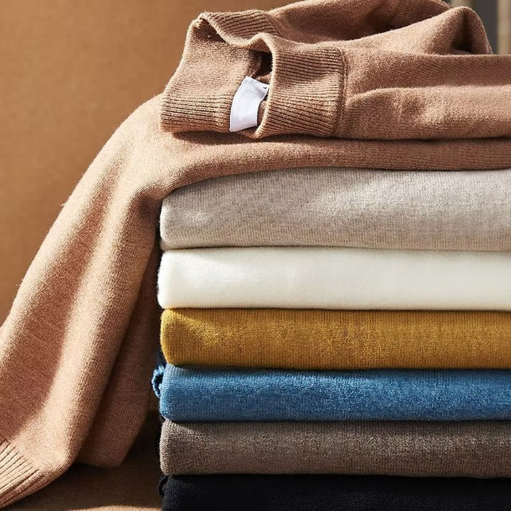 Damen Hochwertiger Rollkragenpullover – Mavelle