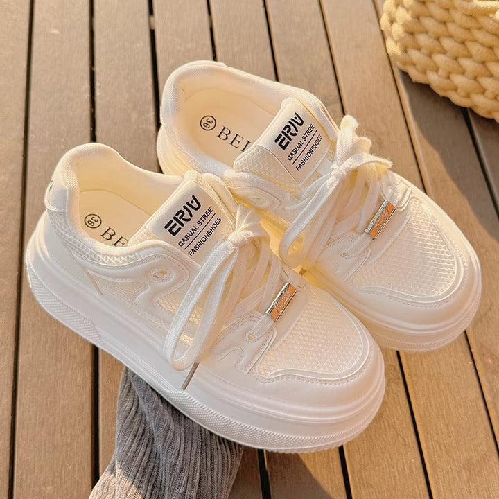 Damen Chunky Sneakers mit atmungsaktivem Mesh-Obermaterial und komfortabler Plateausohle Echo Archiv