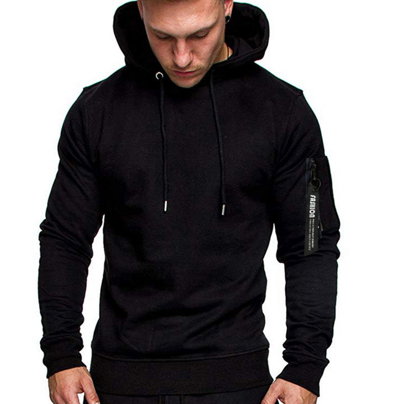 Herren sportlicher Hoodie mit seitlichem Reißverschluss Echoarchiv