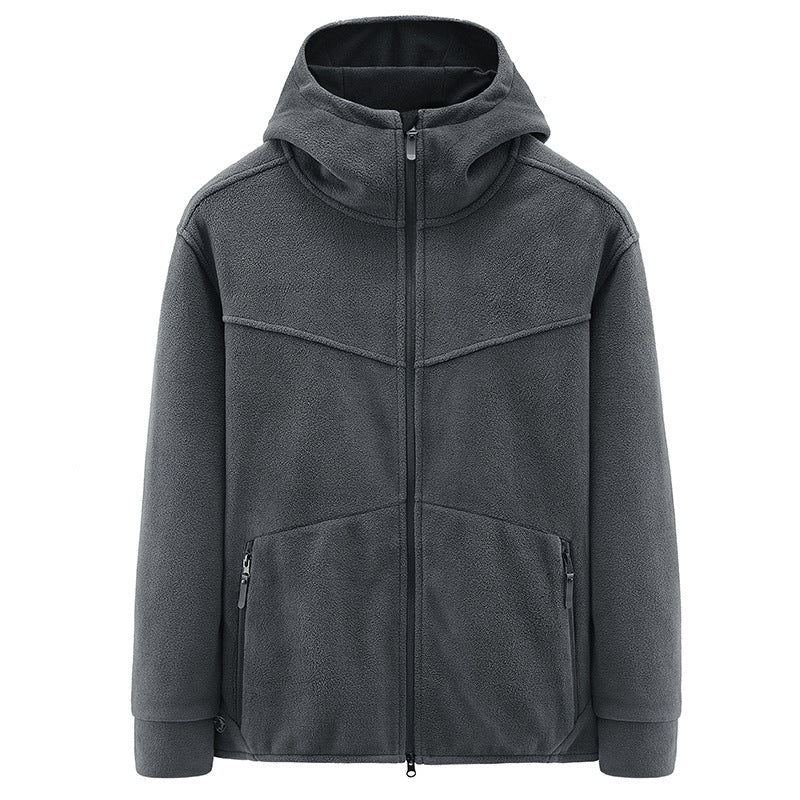 Herren Fleecejacke mit kuscheligem Innenfutter und praktischen Taschen Echoarchiv