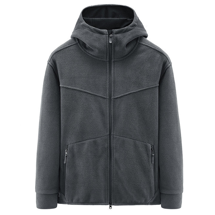 Herren Fleecejacke mit kuscheligem Innenfutter und praktischen Taschen Echoarchiv
