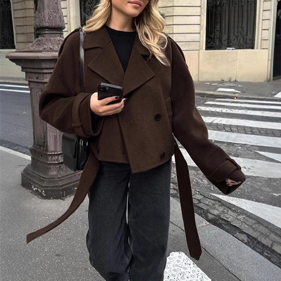 Damen Modische Oversized Jacke – Célinea