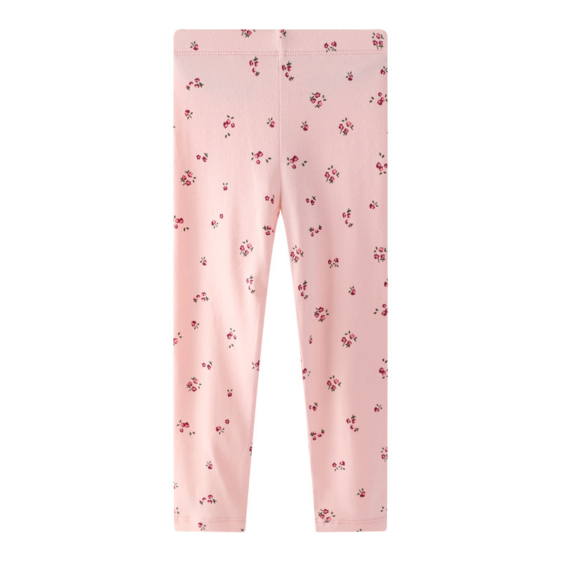 Mädchen Leggings mit zarten Blumenmustern Echo Archiv