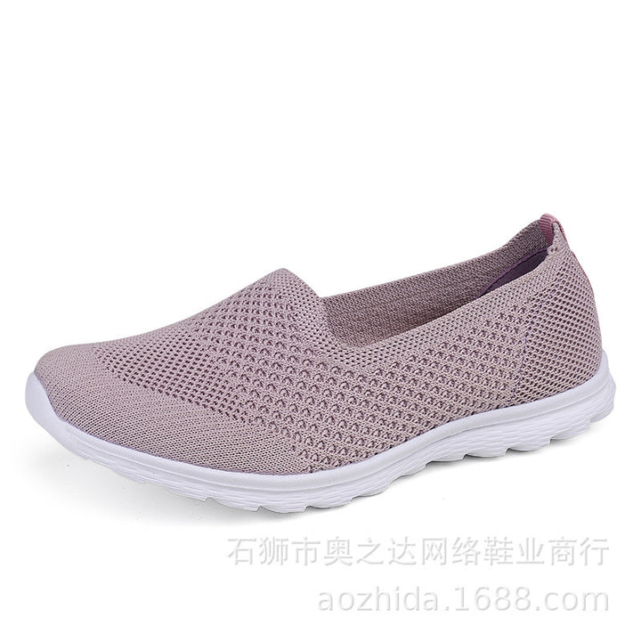 Damen nan nahtloser Komfort-Schlupfschuh mit elastischem Maschenobermaterial und gedämpfter Laufsohle Echo Archiv