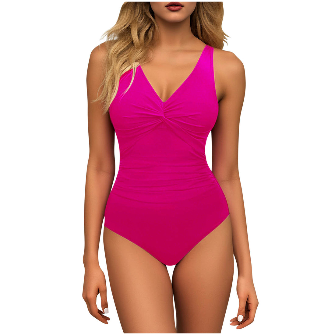 Damen Eleganter Bademode Einteiler mit Raffungen – Maréssa