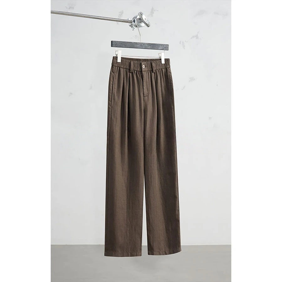 Damen Weitgeschnittene Leinenhose Echo Archiv