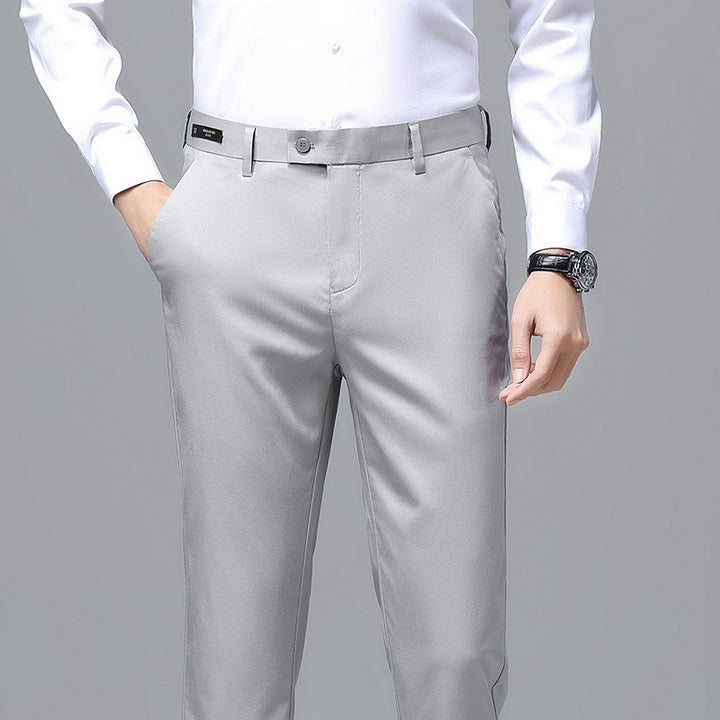 Herren Elegante Business-Chino mit Stretchkomfort und schlankem Bügelsaum Echo Archiv