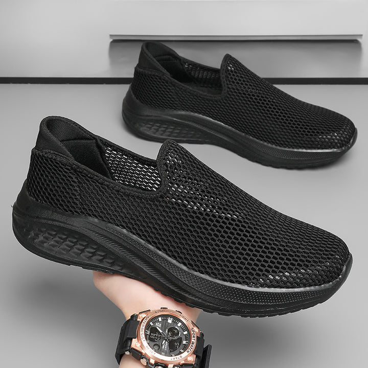 Herren nan atmungsaktiver Netz-Sportschuh mit Schlupfform und stoßdämpfender Laufsohle Echo Archiv