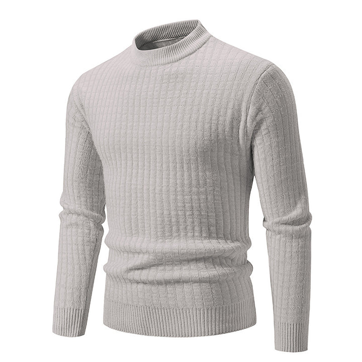 Herren Feinstrickpullover mit strukturiertem Design Echoarchiv