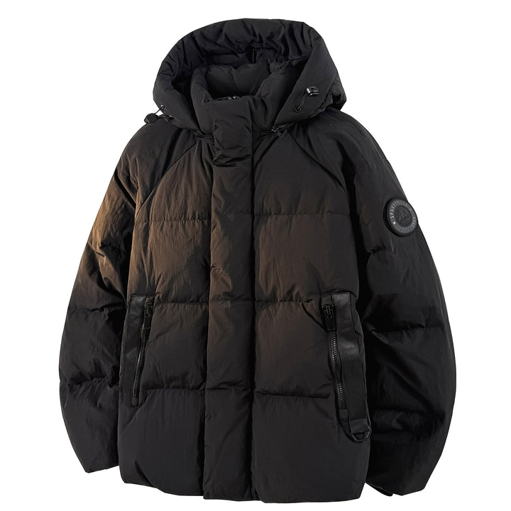 Herren Ultraleichte Steppjacke mit Kapuze Echoarchiv