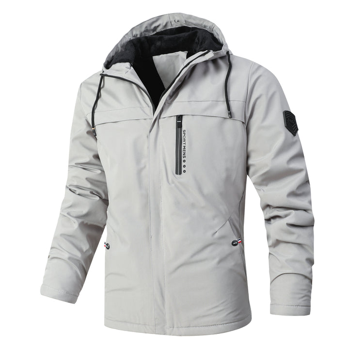 Herren wetterfeste und isolierte Jacke mit weichem Innenfutter Echoarchiv
